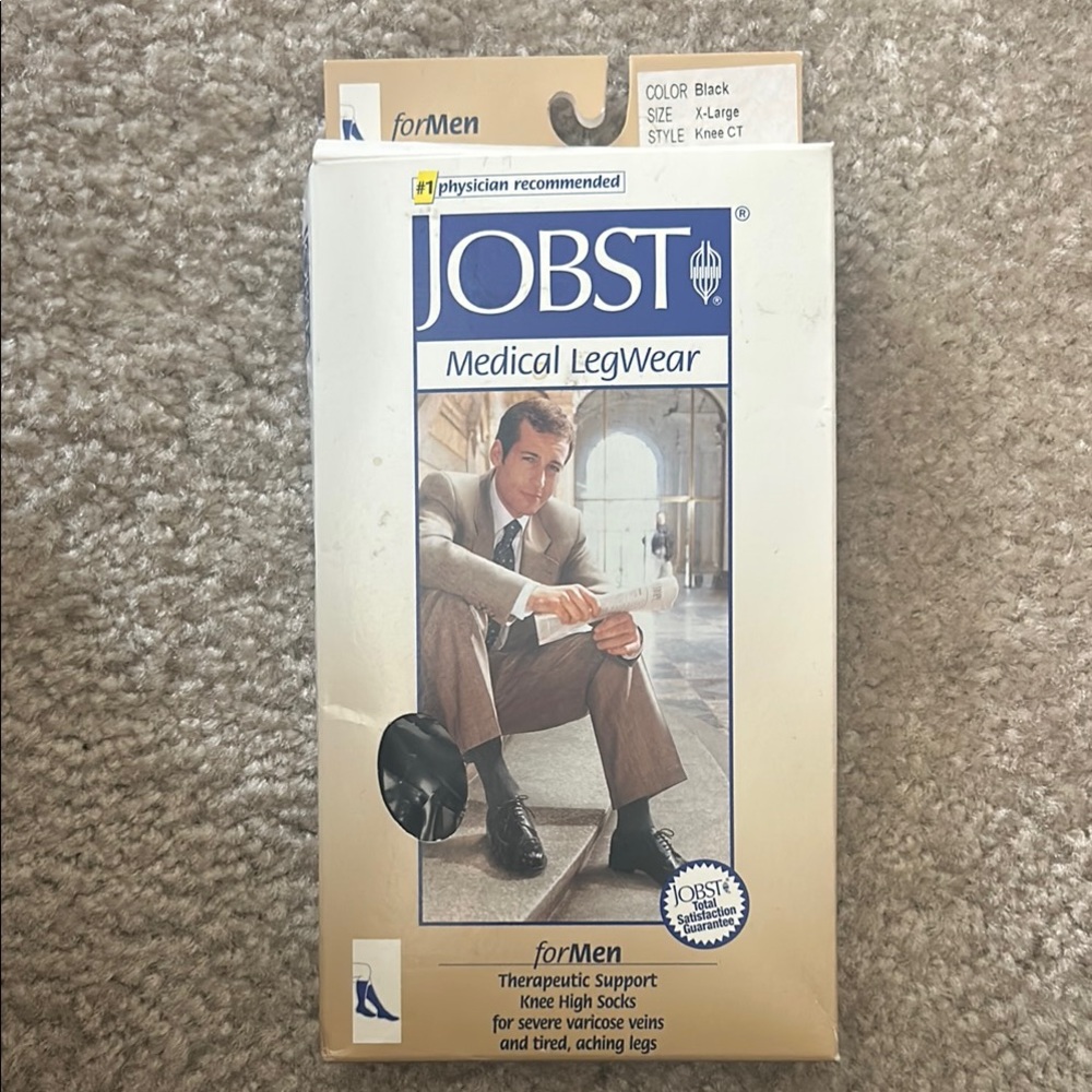 JOBST Medical LegWear knee high socks Men XL NIB